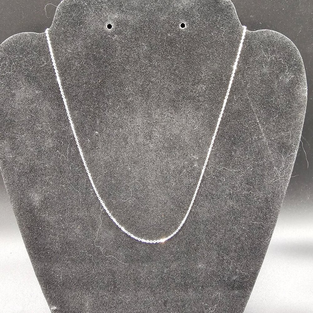 EUC Sterling Silver High Polished Cable Chain 1.4mm - Picture 4 of 5